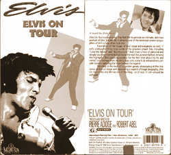 Elvis On Tour VHS box, 1988