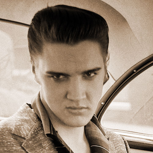 Elvis Inside Taxi (Detail)
