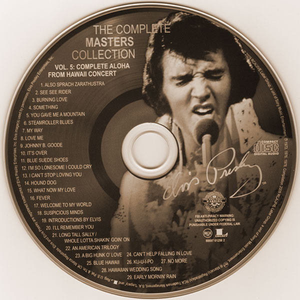 Elvis: The Complete Masters Collection - Volume 5 Elvis: The Complete Masters Collection - Volume 5