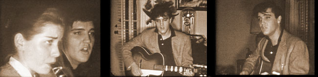 Elvis at a party in 1958