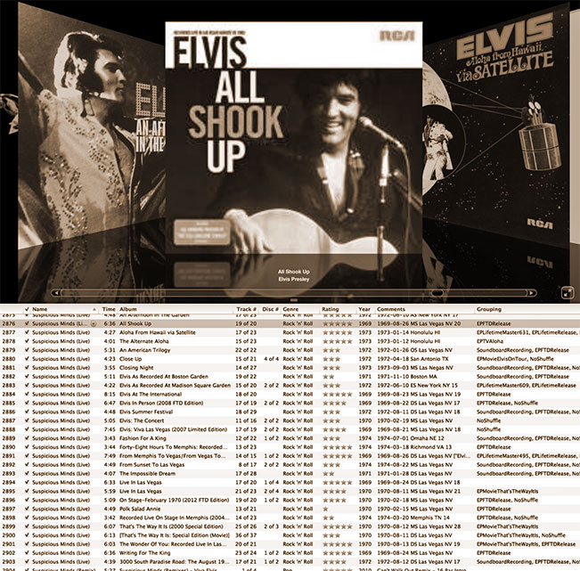 Elvis in iTunes