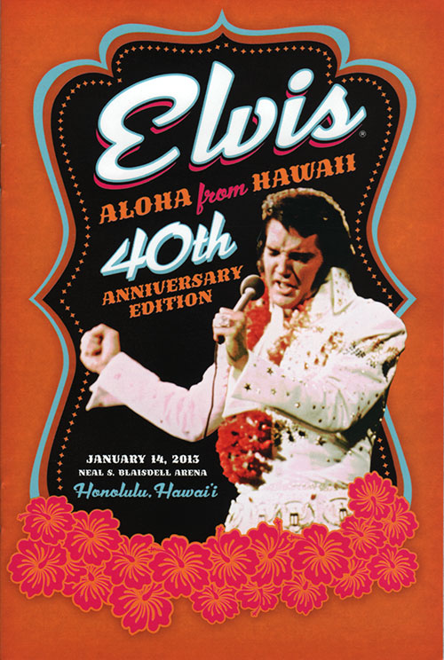 Booklet cover for ELVIS: ALOHA FROM HAWAII - 40TH ANNIVERSARY EDITION (2013) Booklet cover for ELVIS: ALOHA FROM HAWAII - 40TH ANNIVERSARY EDITION (2013)