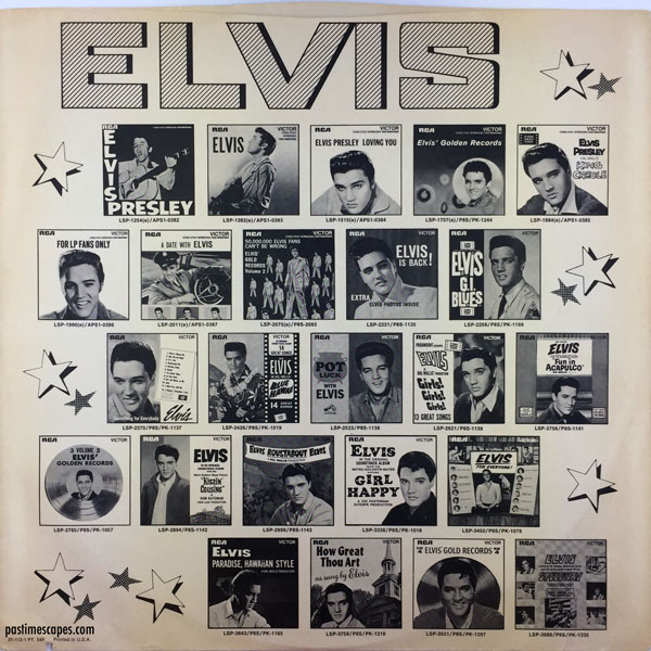 Inner sleeve (front) from MOODY BLUE (RCA, 1977) [Photo by the author]