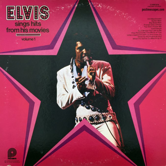 ELVIS SINGS HITS FROM HIS MOVIES, VOLUME 1 (Pickwick, 1975/1980) [Photo by the author]