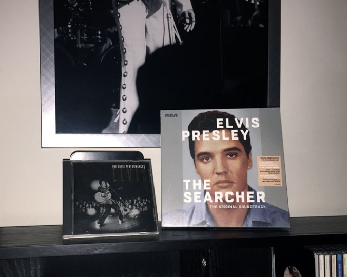 ELVIS: THE GREAT PERFORMANCES (1990) and ELVIS PRESLEY: THE SEARCHER (2018) soundtracks (Front)