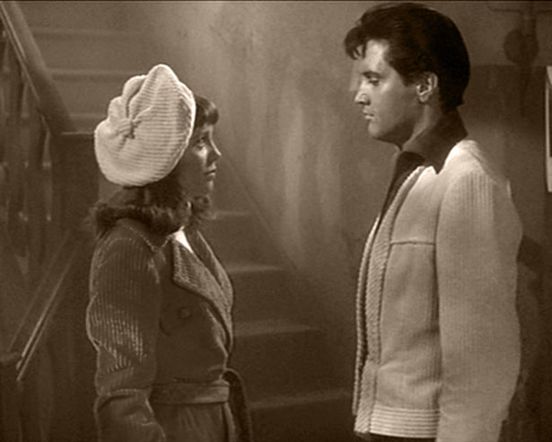 Annette Day is Jill Conway and Elvis Presley is Guy Lambert in 1967's DOUBLE TROUBLE (MGM)