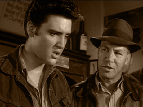 Elvis Presley and K.L. Smith in 1957's JAILHOUSE ROCK (MGM)