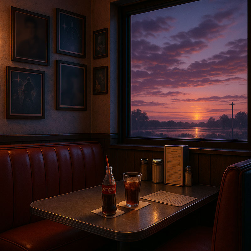 Only Memories - Artwork created for The Mystery Train with assistance from ChatGPT